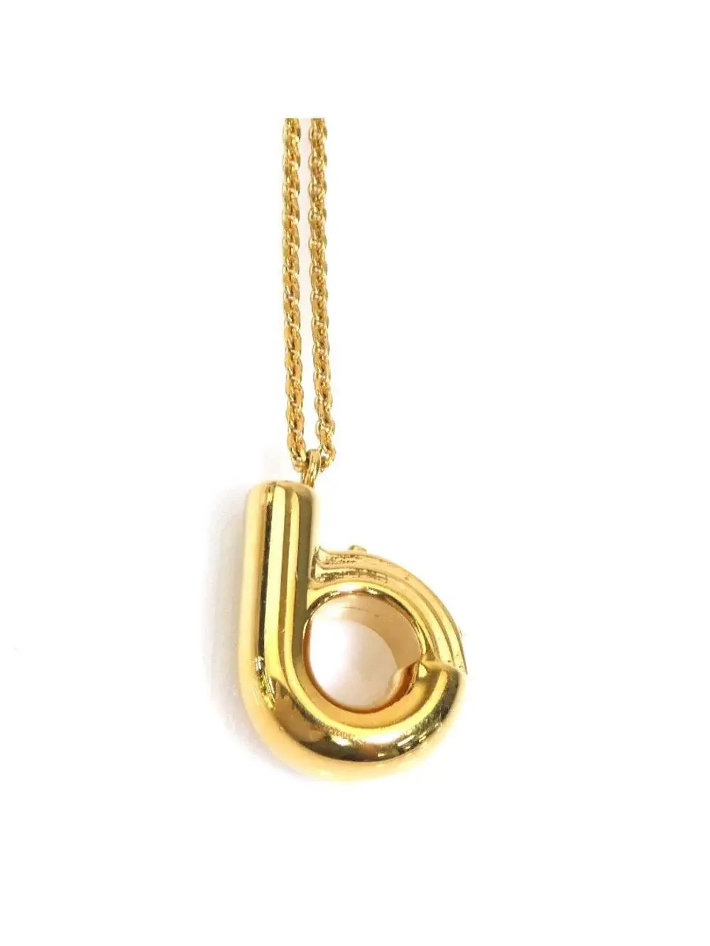 Auth Louis Vuitton Lv&Me D Necklace #302737L28B